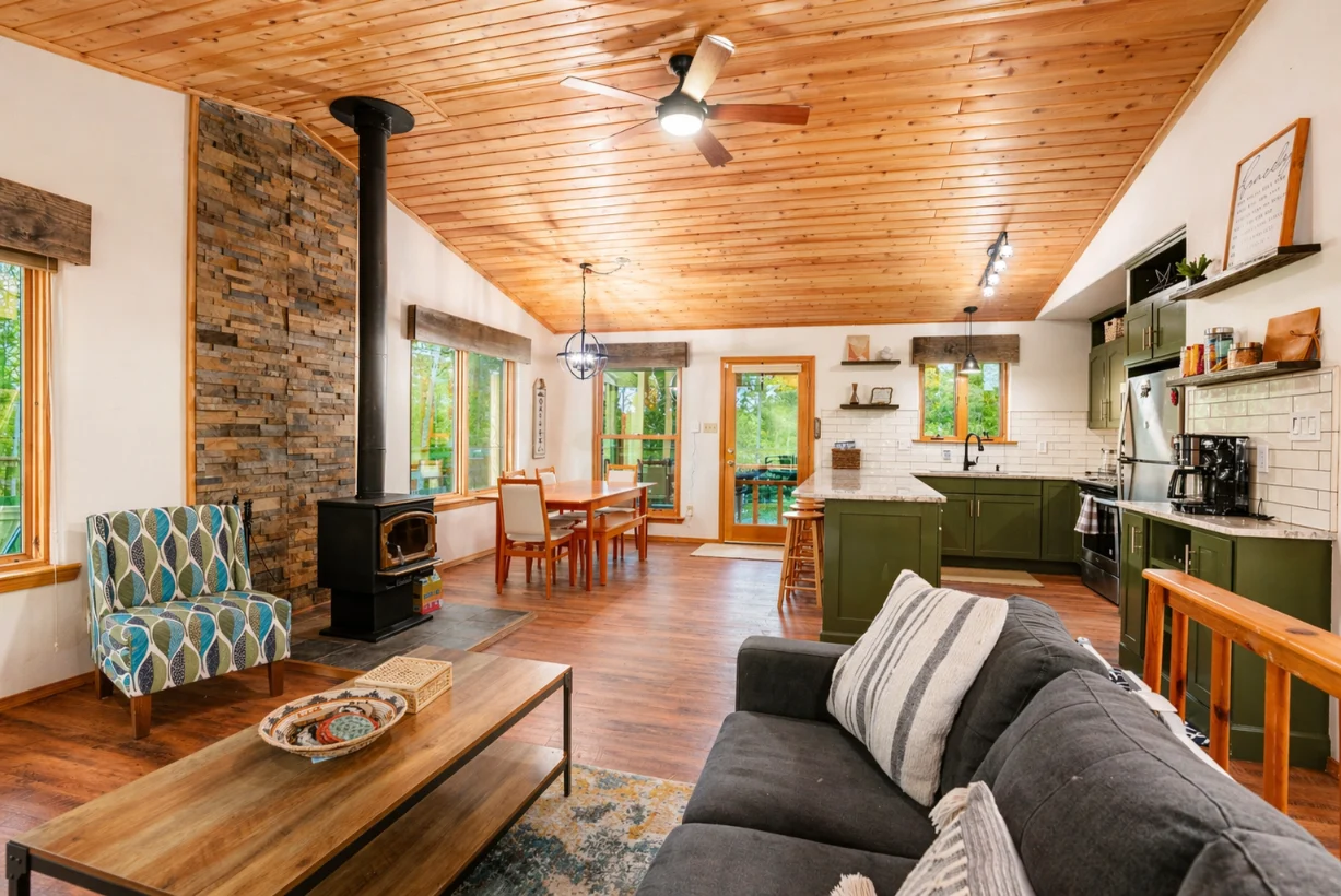 Angel Fire Cabin interior